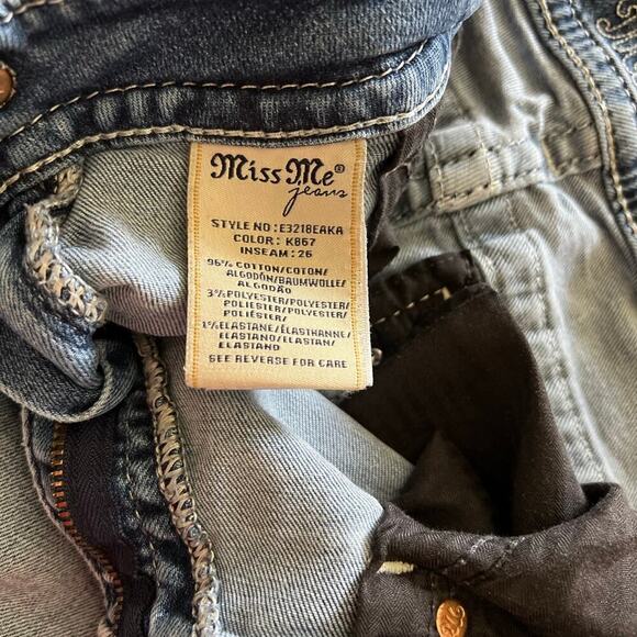 Miss Me Mid Rise Easy Ankle Skinny stretch, women's size 31/26 - Picture 7 of 9